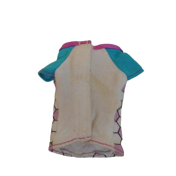 Mattel Barbie Skipper Stacie Shirt Top Only Pink White Turquoise Trendy Teen - Picture 2 of 4